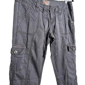 Y2K Grunge Mudd Gray Cargo Pants